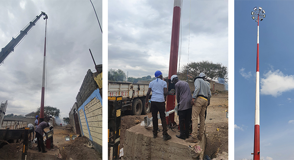 Flood light Masts Fabricators in Kenya | Flood light Masts Fabricators in Nairobi Kenya | Systech Fabrication Services Limited